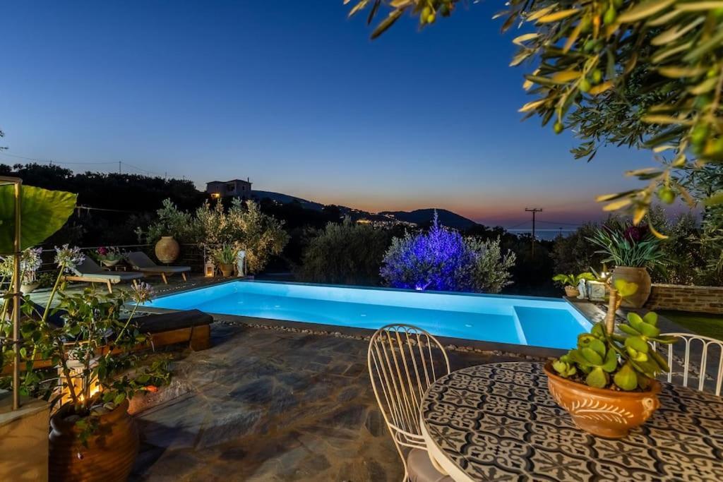 Skopelos Blue Heaven Pool Villa In Olive Grove Zewnętrze zdjęcie